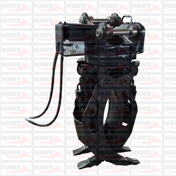 Hawk06 Excavator Attachment Hydraulic Grapple