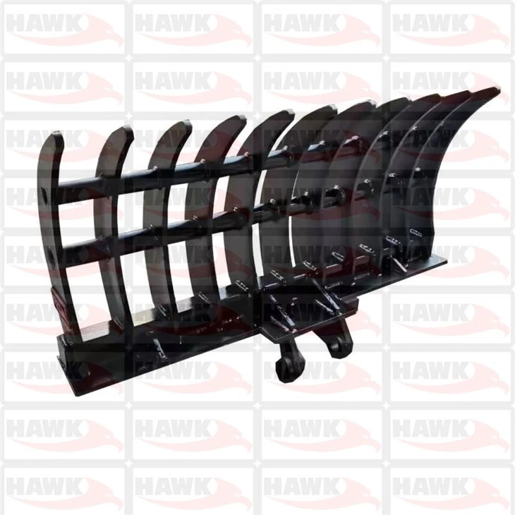 Hawk04 Excavator Stick Rake