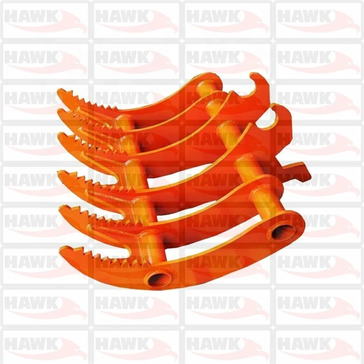 Hawk04 Excavator Stick Rake