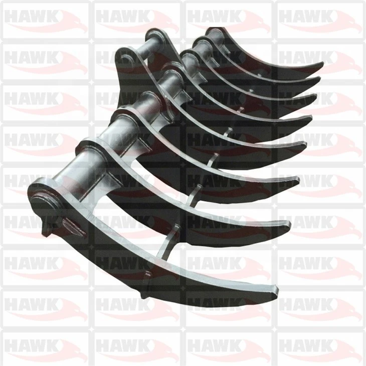 Hawk04 Excavator Stick Rake