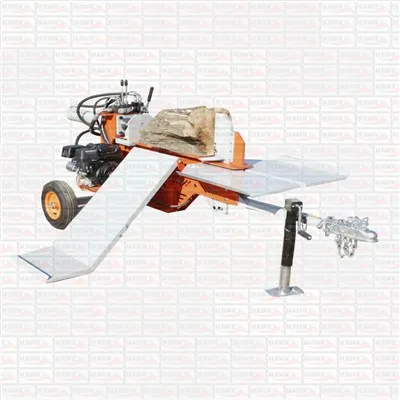 28-тонна хоризонтална газова цепачка за дърва